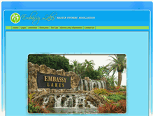 Tablet Screenshot of embassylakes.com
